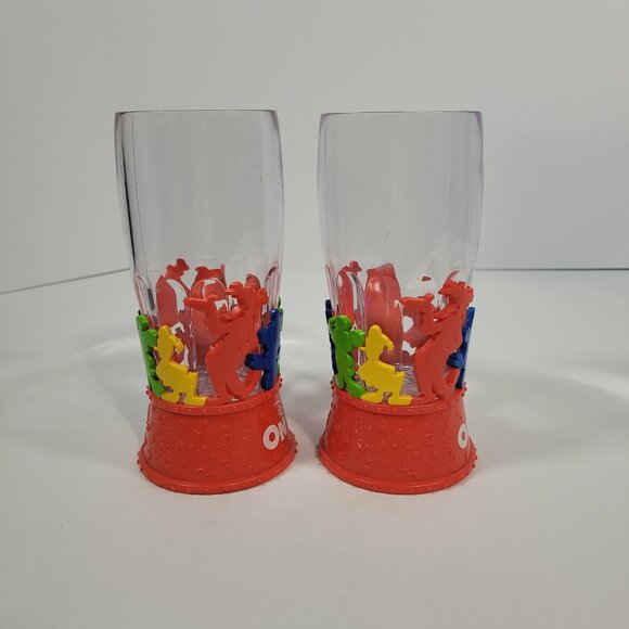 Disney On Ice Light Up Souvenir Cups With Handles Mickey Minnie Mouse Set Of 2 - Picture 4 of 8